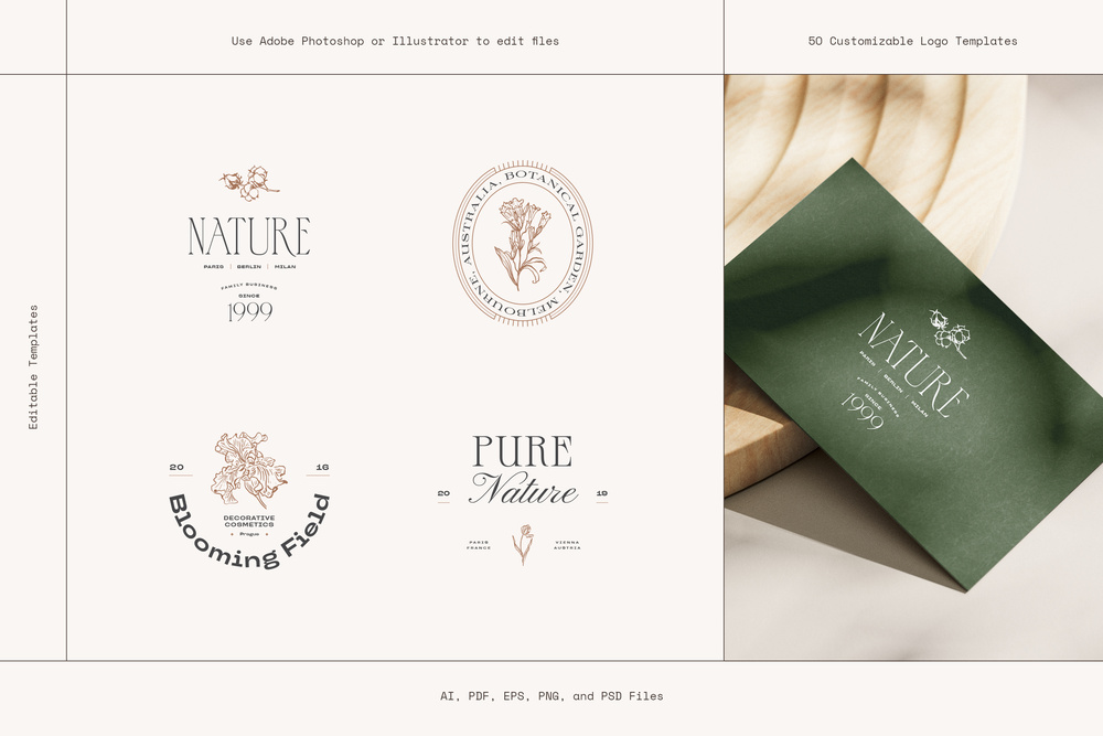 Botanical Logo Kit