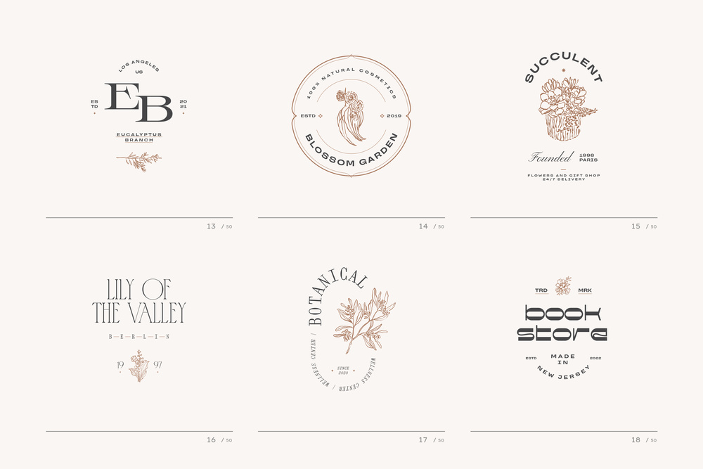 Botanical Logo Kit