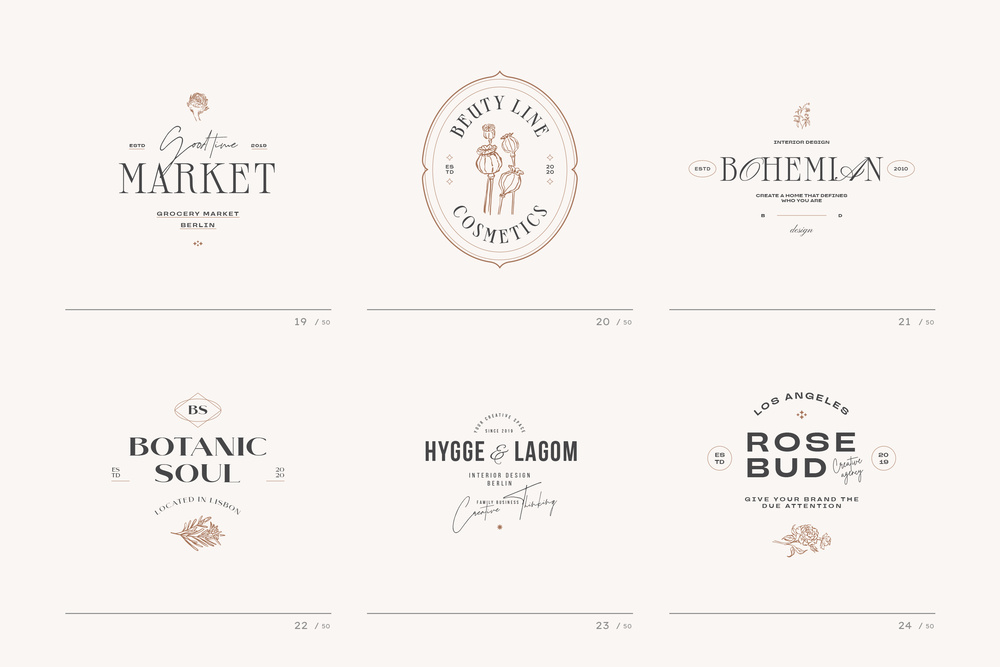 Botanical Logo Kit