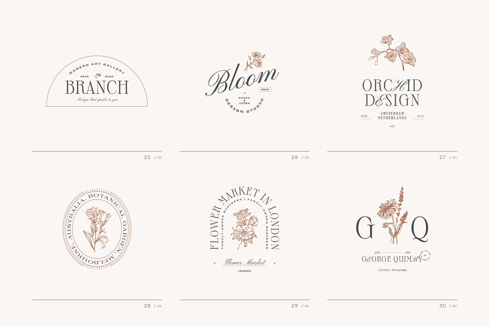 Botanical Logo Kit