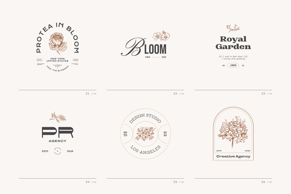 Botanical Logo Kit
