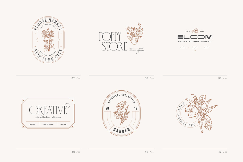 Botanical Logo Kit