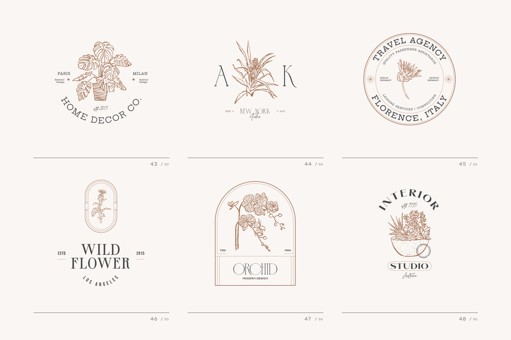 Botanical Logo Kit
