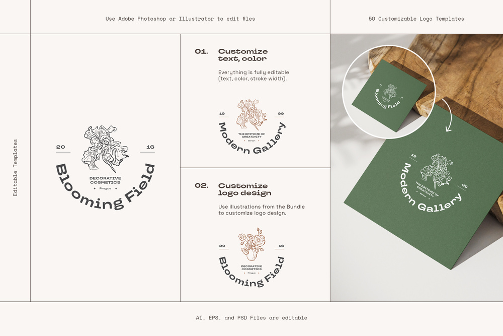 Botanical Logo Kit