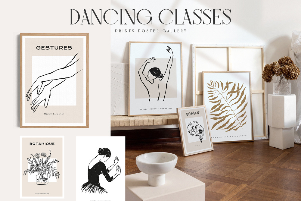 Modern Dance Prints Posters