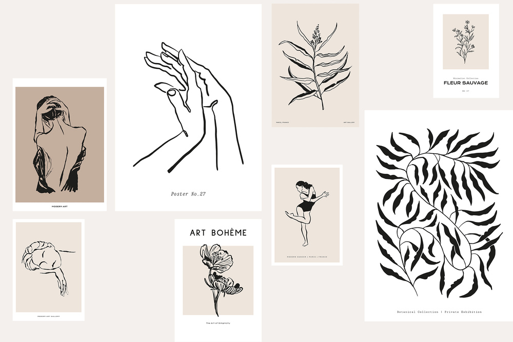 Modern Dance Prints Posters