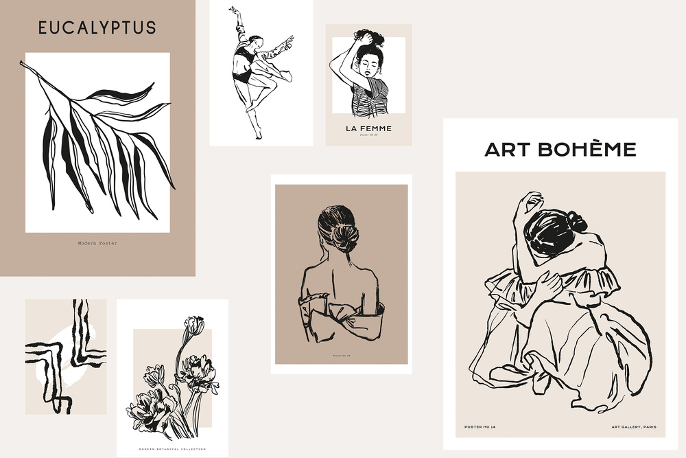 Modern Dance Prints Posters