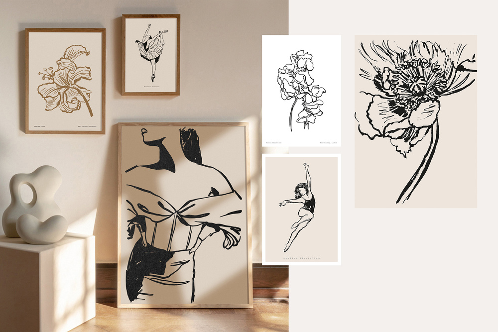 Modern Dance Prints Posters