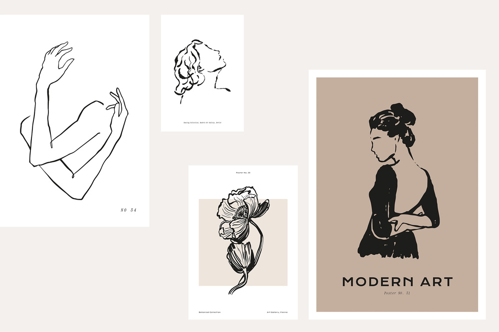Modern Dance Prints Posters