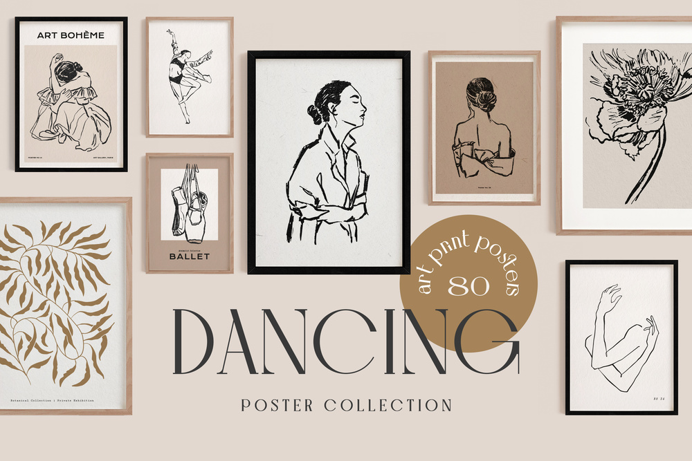Modern Dance Prints Posters