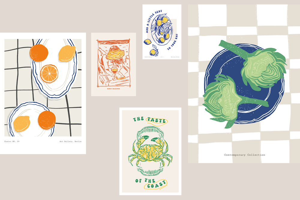 Food Cravings Prints Poster