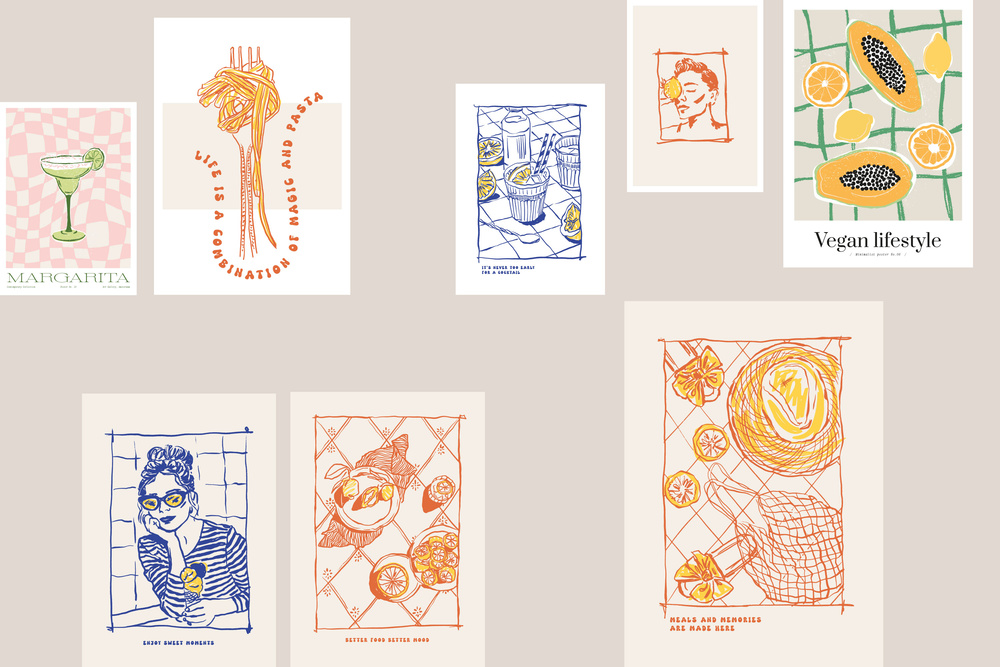 Food Cravings Prints Poster