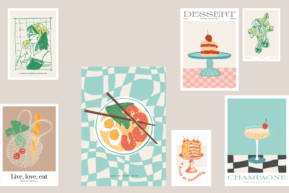 Food Cravings Prints Poster