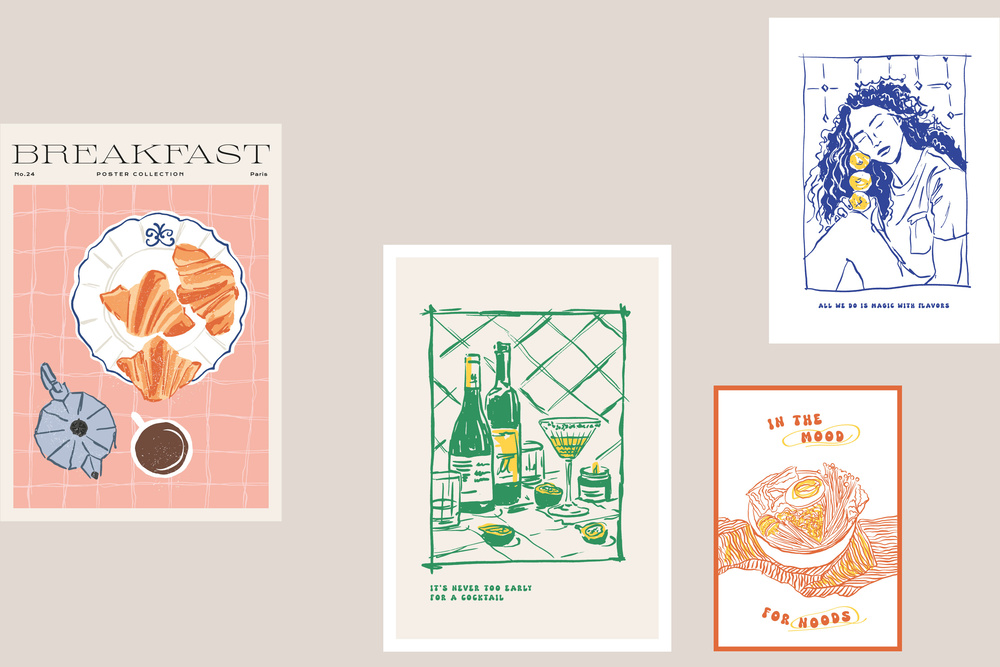 Food Cravings Prints Poster