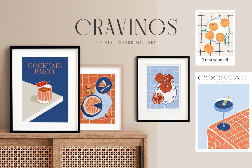 Food Cravings Prints Poster