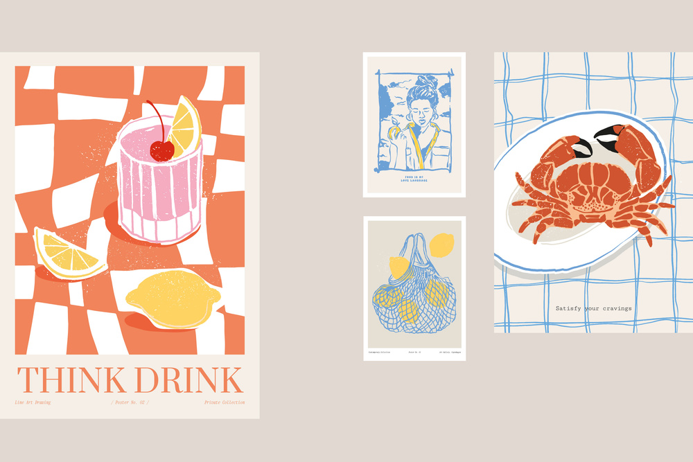 Food Cravings Prints Poster