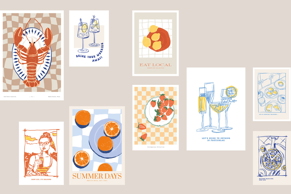Food Cravings Prints Poster