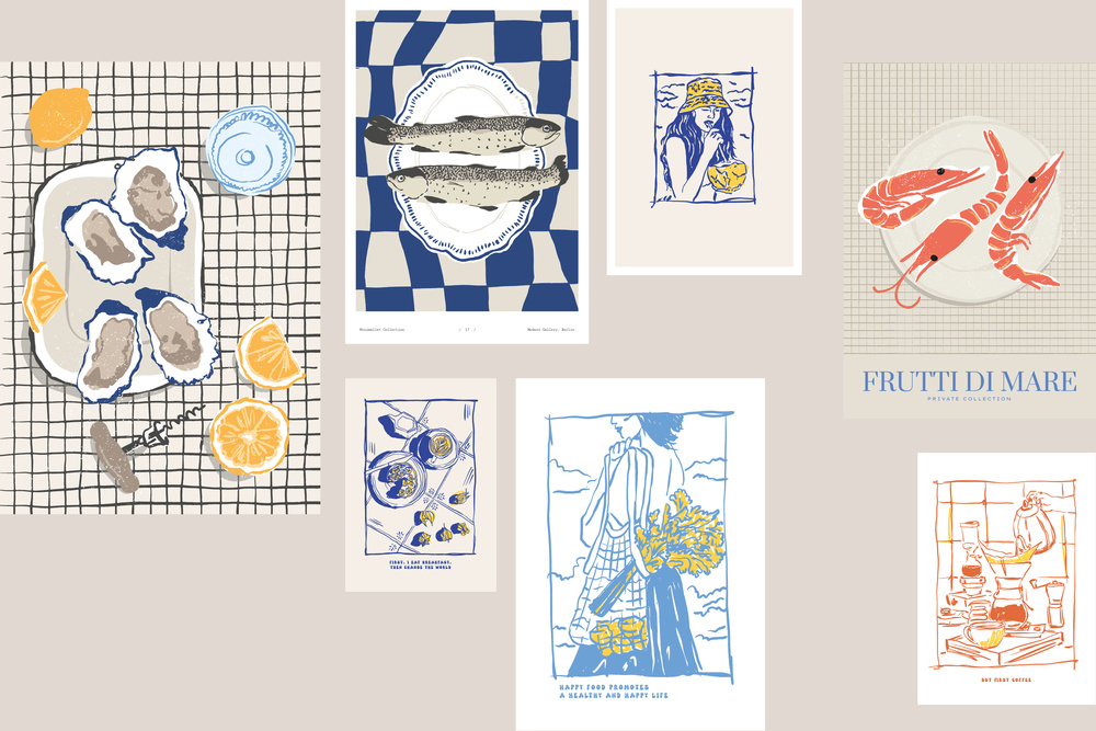 Food Cravings Prints Poster