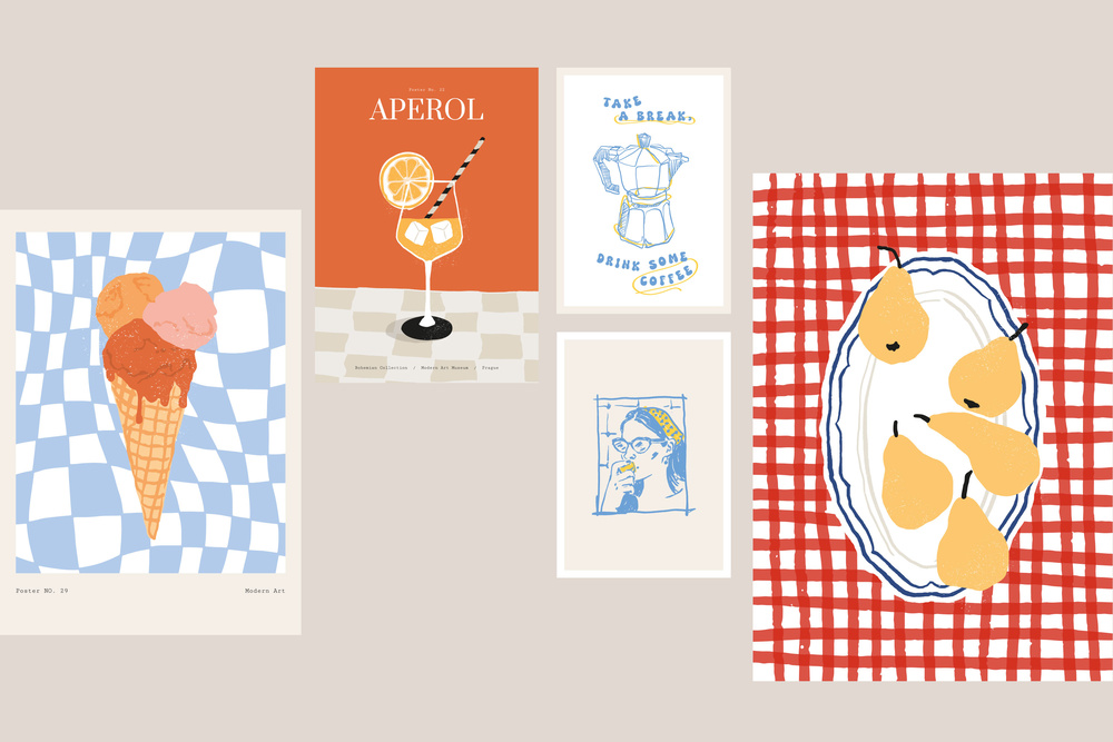 Food Cravings Prints Poster