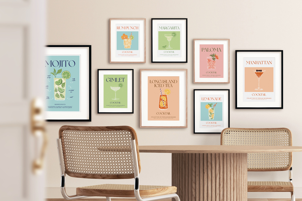 Cocktail Prints Posters