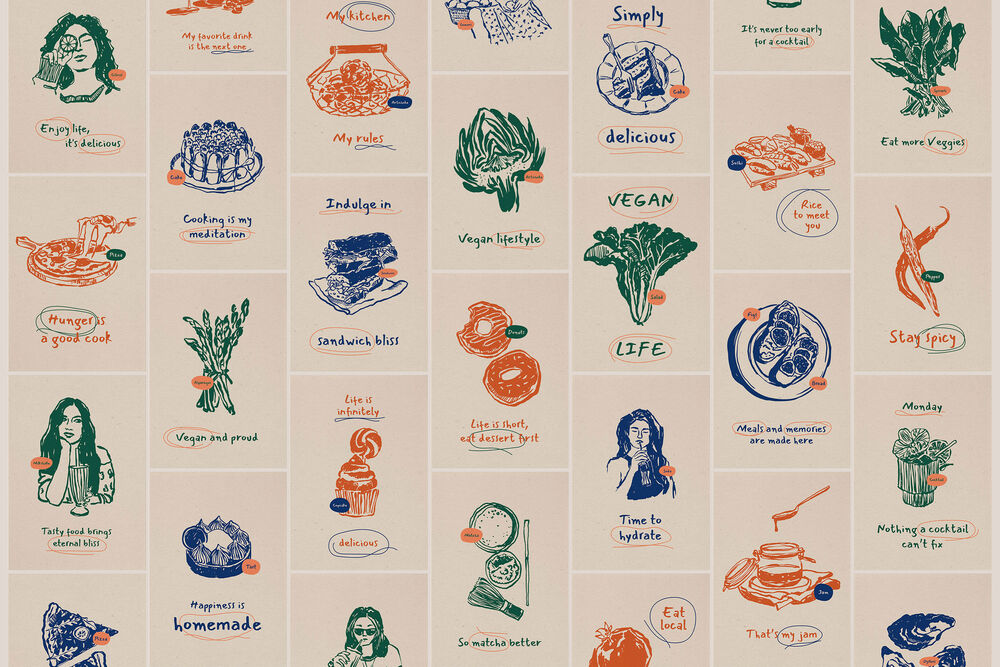 Food Prints Posters