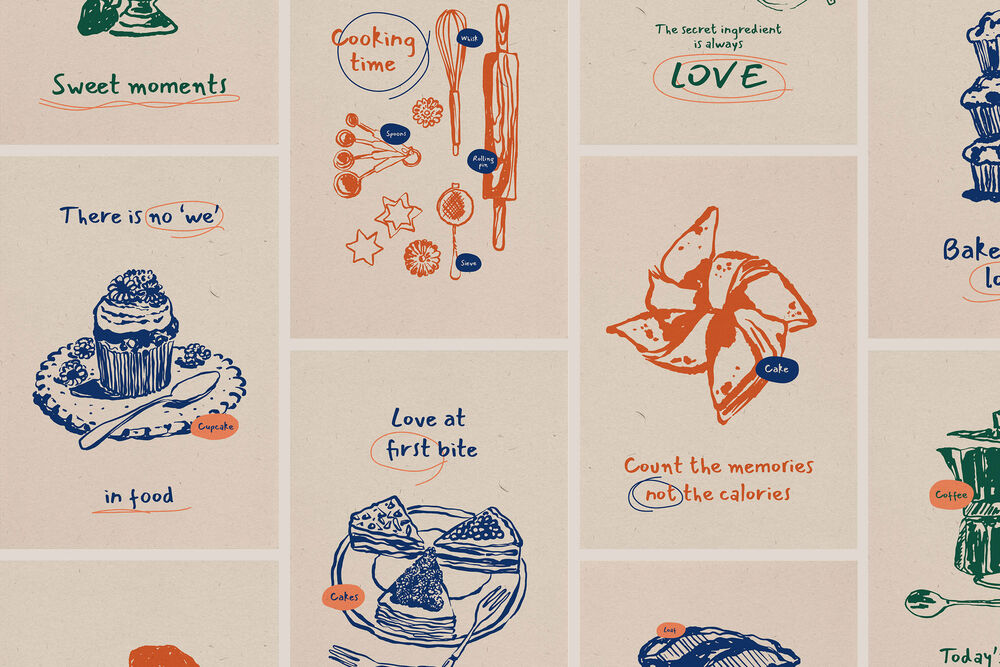 Food Prints Posters