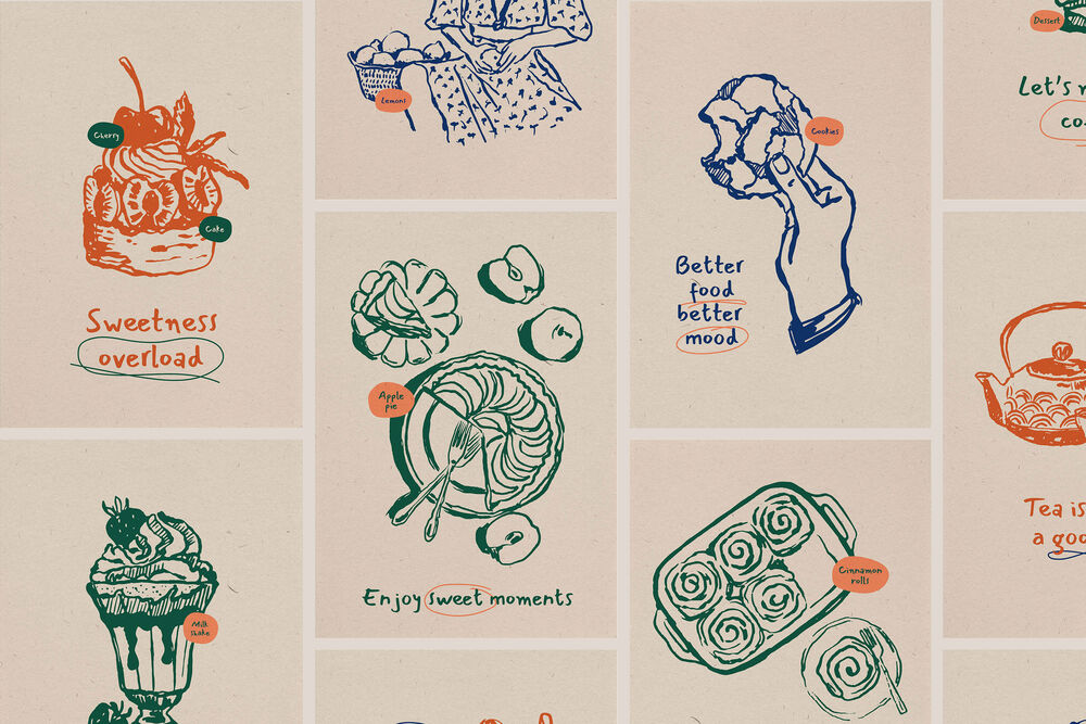 Food Prints Posters