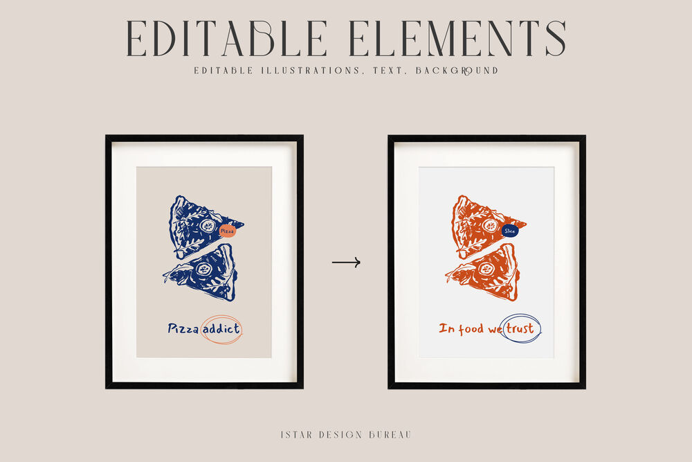 Food Prints Posters