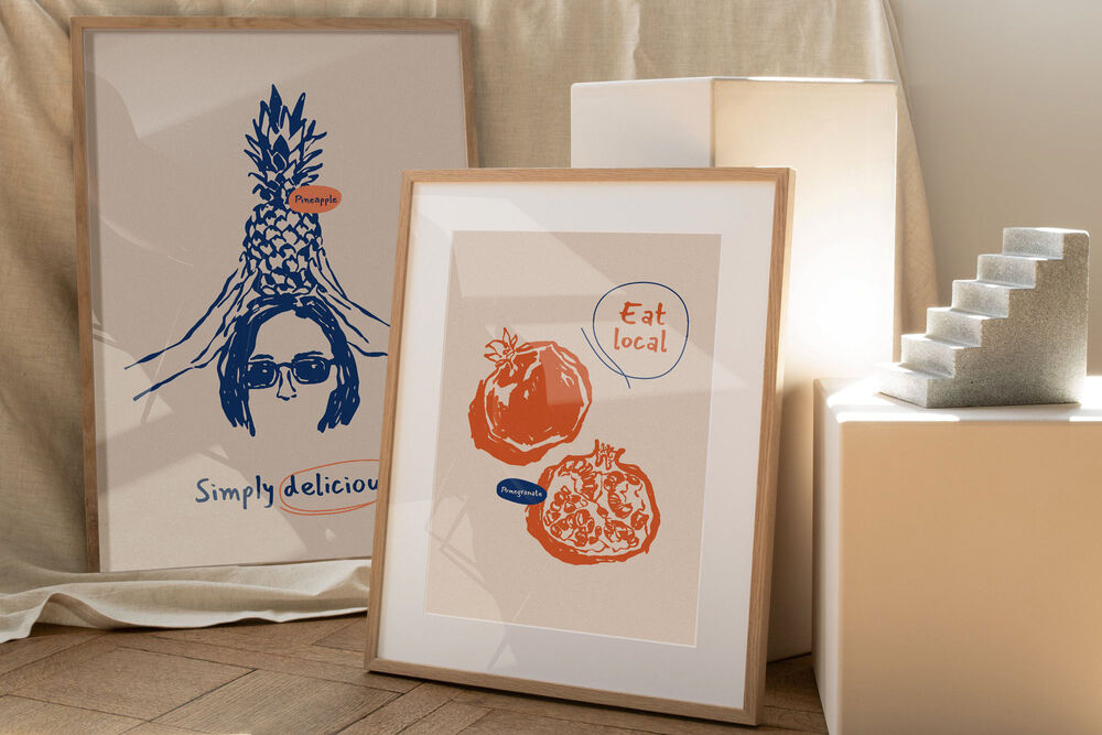 Food Prints Posters
