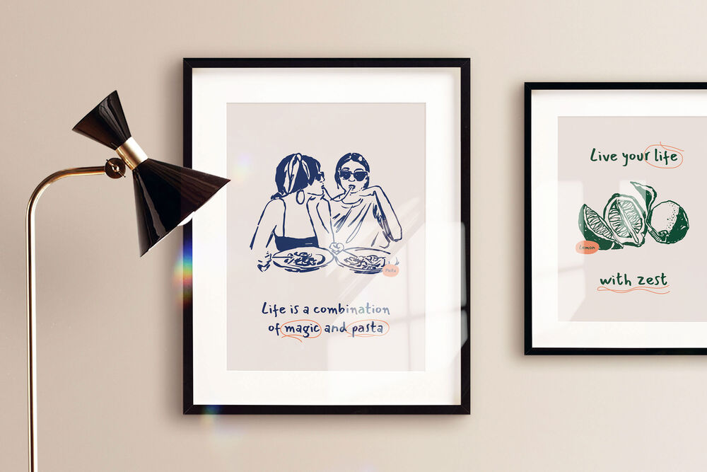 Food Prints Posters