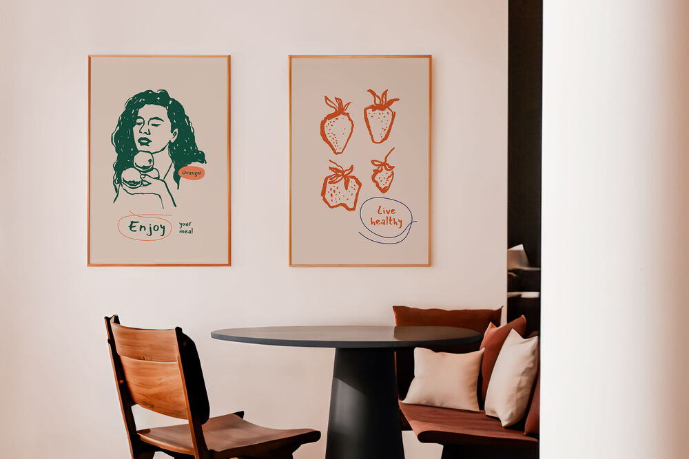 Food Prints Posters