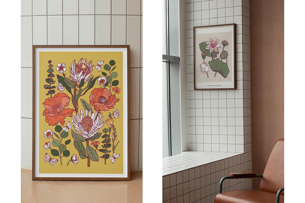 Flower Boom Prints Posters