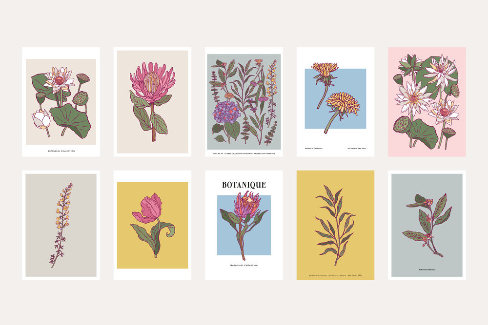Flower Boom Prints Posters