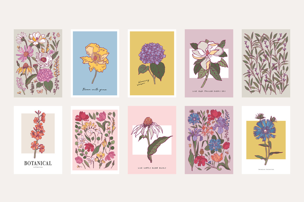 Flower Boom Prints Posters