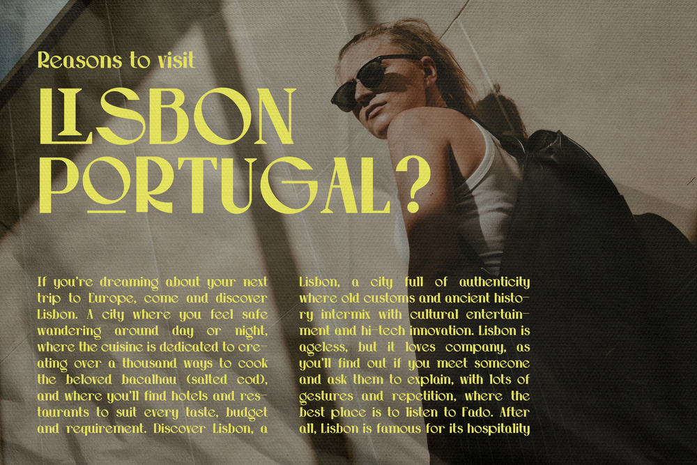 My Lisbon Vintage Rounded Serif