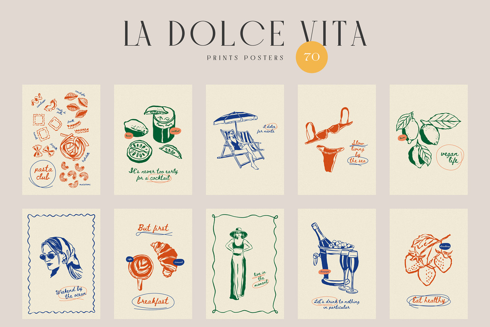 La Dolce Vita Prints Posters