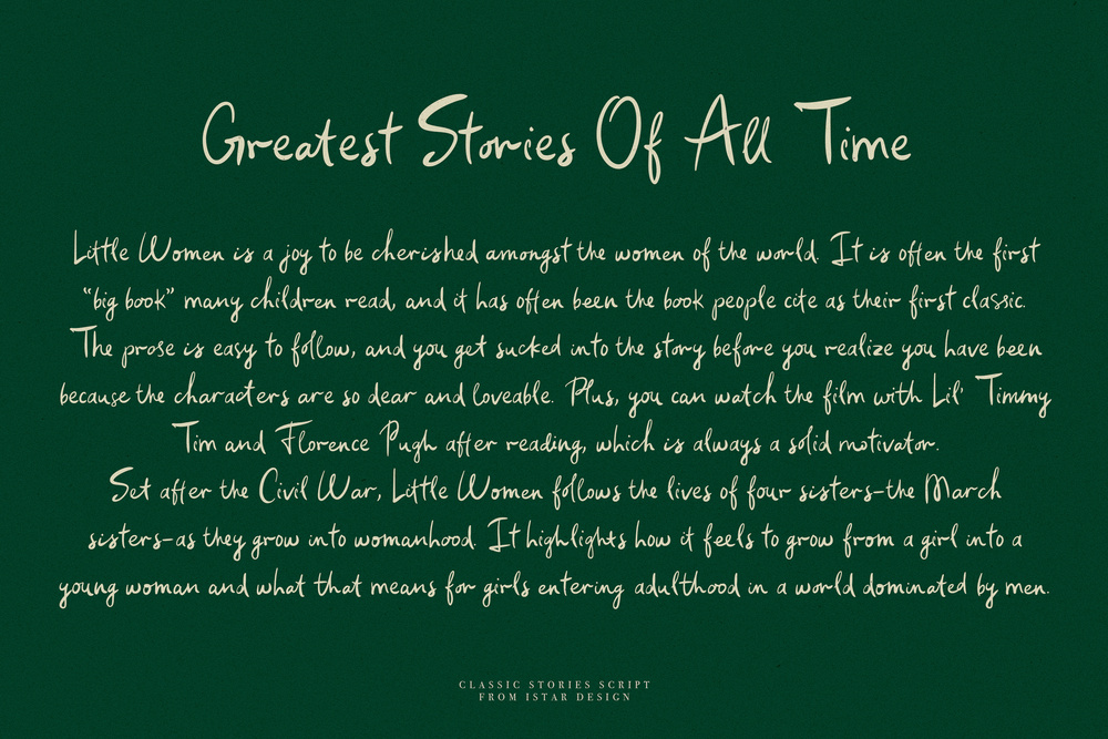 Classic Stories Script and Doodles