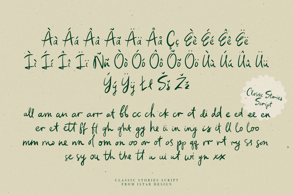 Classic Stories Script and Doodles
