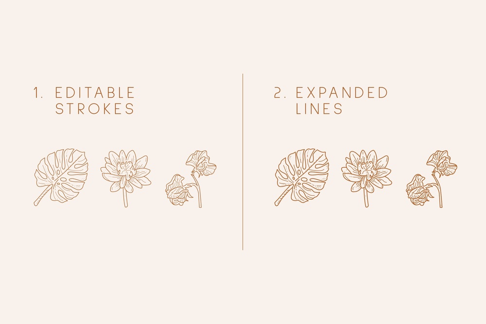 Floral Logo Kit