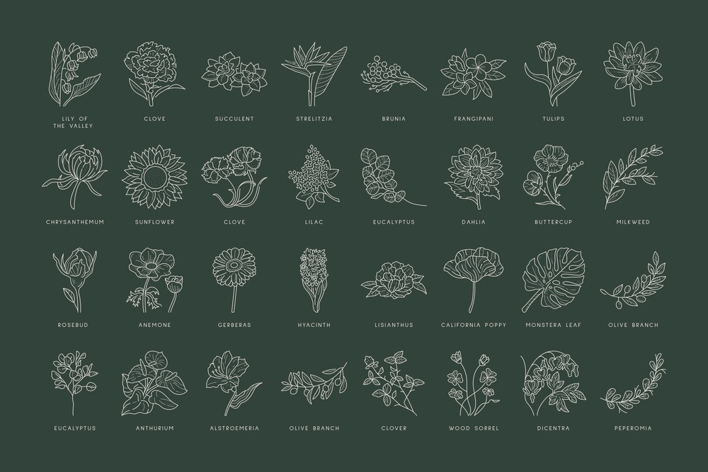 Floral Logo Kit