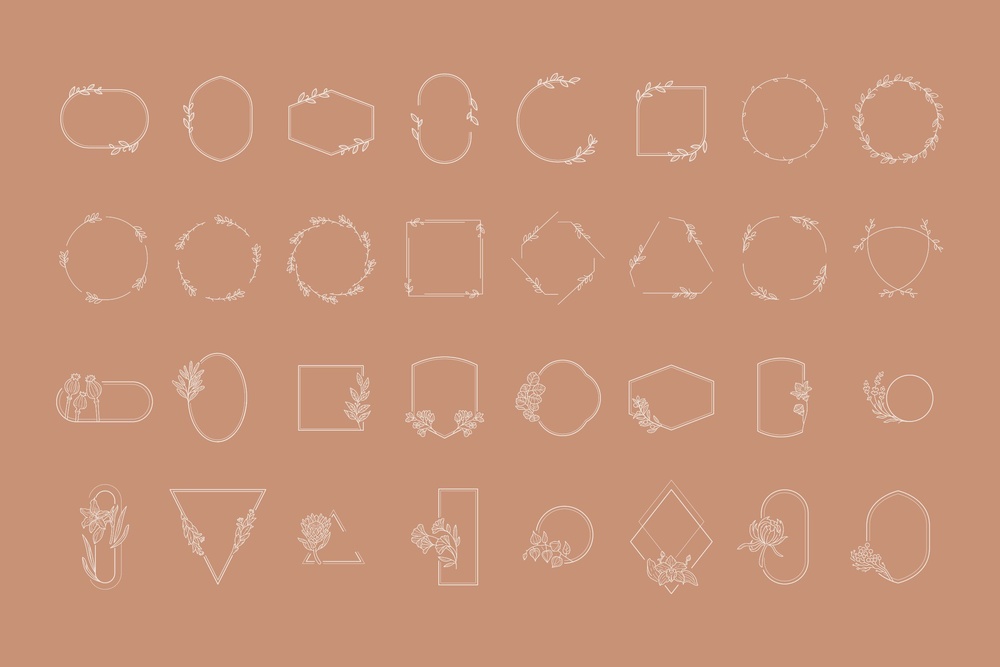 Floral Logo Kit