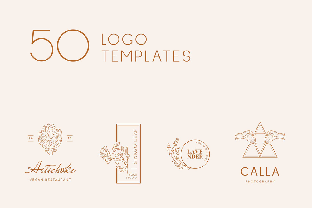 Floral Logo Kit