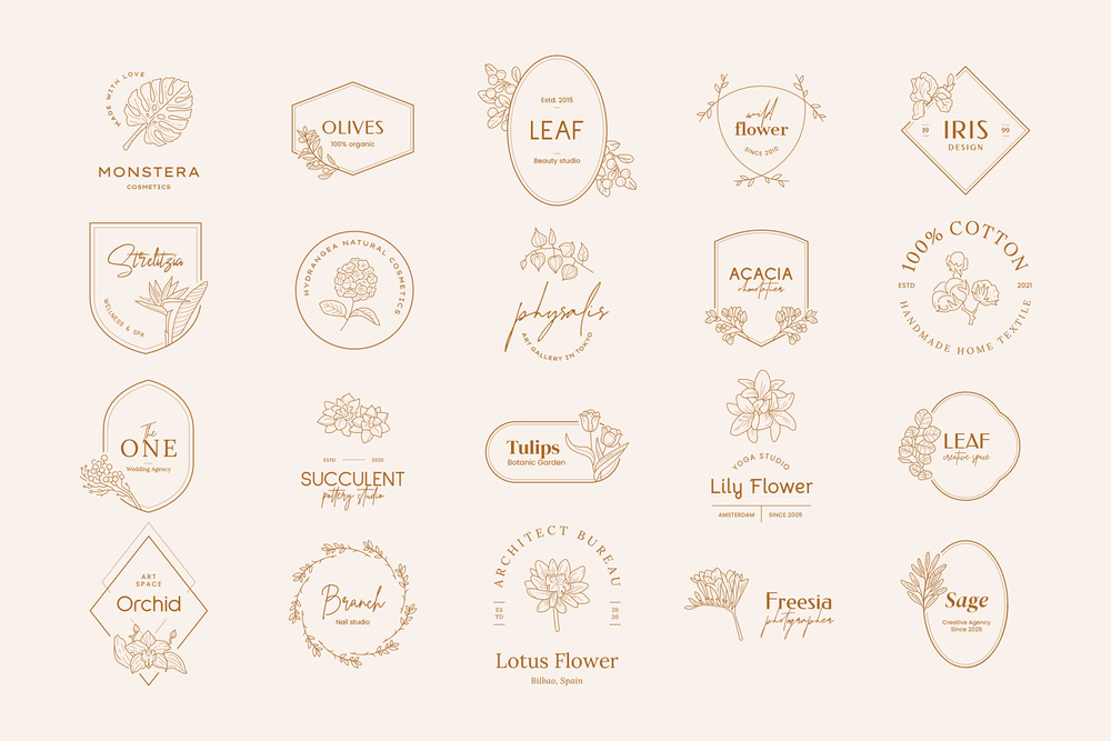 Floral Logo Kit