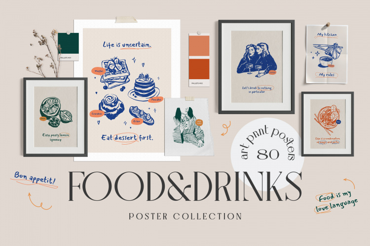 Food and Drinks Posters