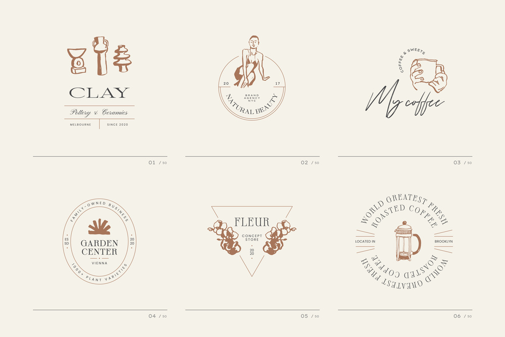 Modern Art Logo Kit