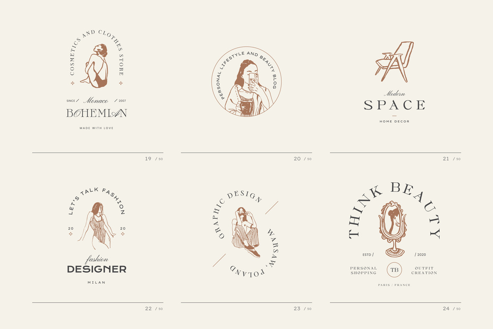 Modern Art Logo Kit