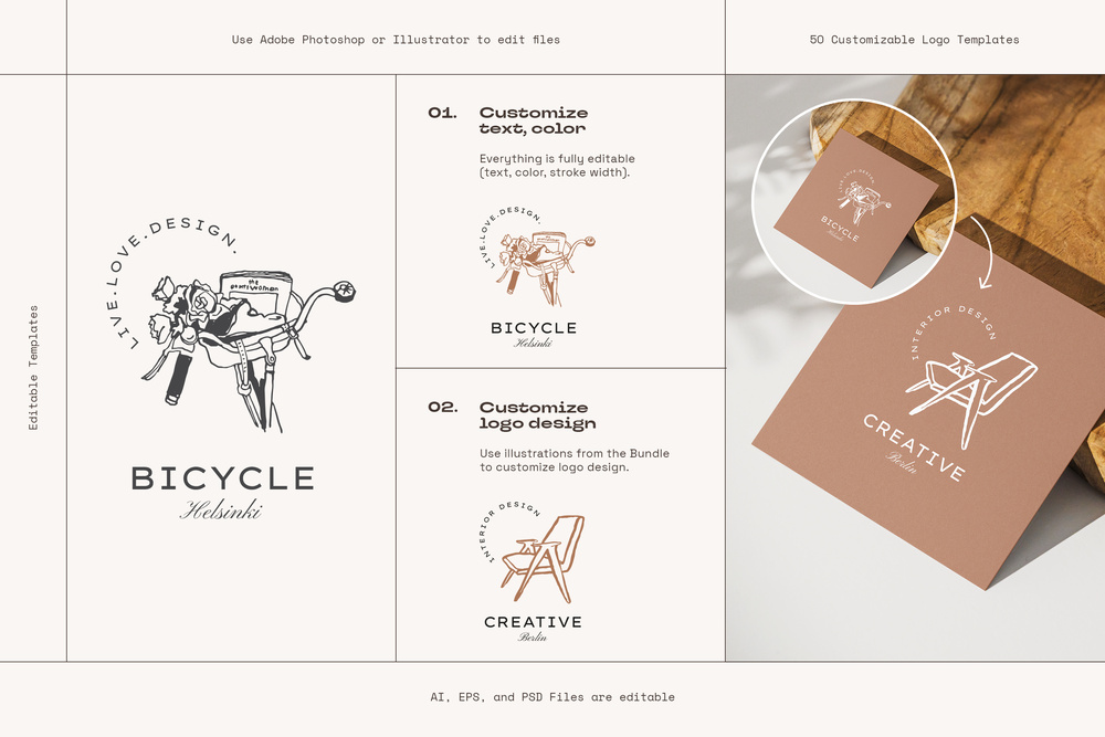 Modern Art Logo Kit